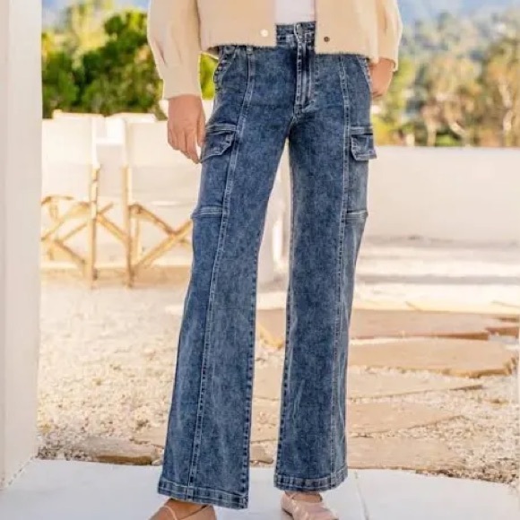 NWT Kut From The Kloth Darkwash High Rise Jodi Wide Leg Jeans - Picture 1 of 5